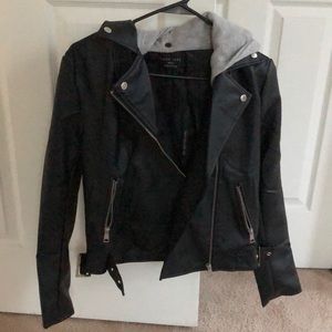 NEW with tags Faux Leather Jacket Black